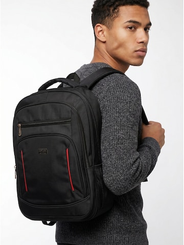 Zaino 'Zaino Coveri unisex poliestere 100% con zip e tasche' di Coveri Collection in nero