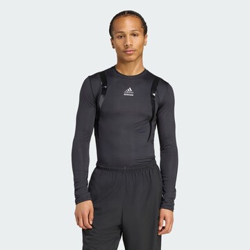T-Shirt fonctionnel ADIDAS ORIGINALS en noir : devant