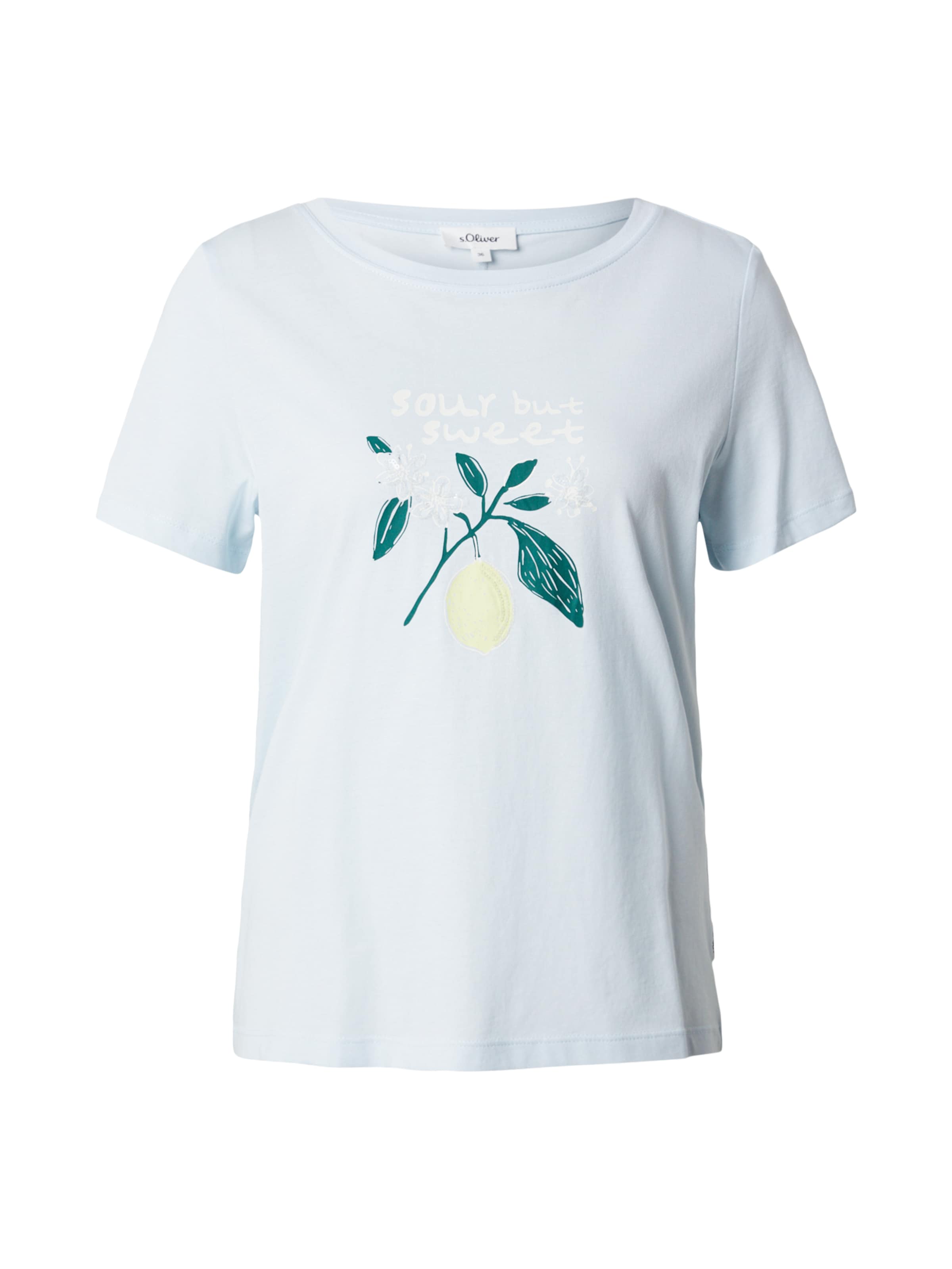 s.Oliver Shirt in Blauw: voorkant