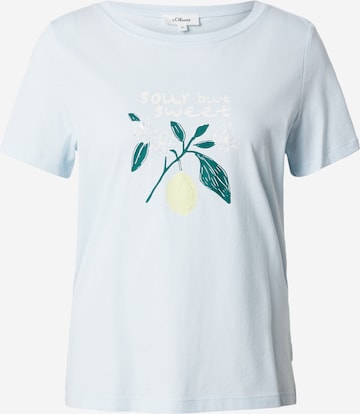 T-shirt s.Oliver en bleu : devant