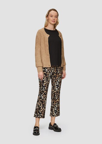 s.Oliver BLACK LABEL Bootcut Broek in Beige