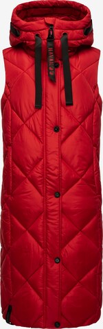 NAVAHOO Vest 'Schnuckel' in Red: front