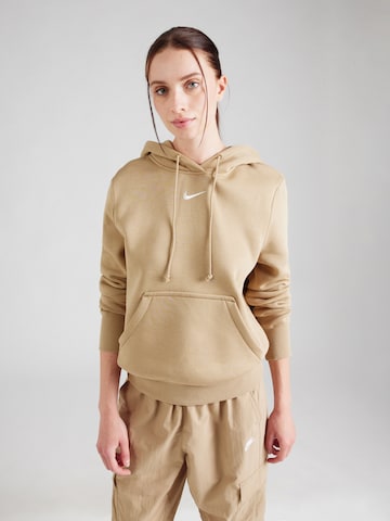 Nike Sportswear Свитшот 'PHNX FLC' в Бежевый: спереди