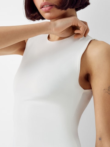 Body a maglietta di Bershka in bianco