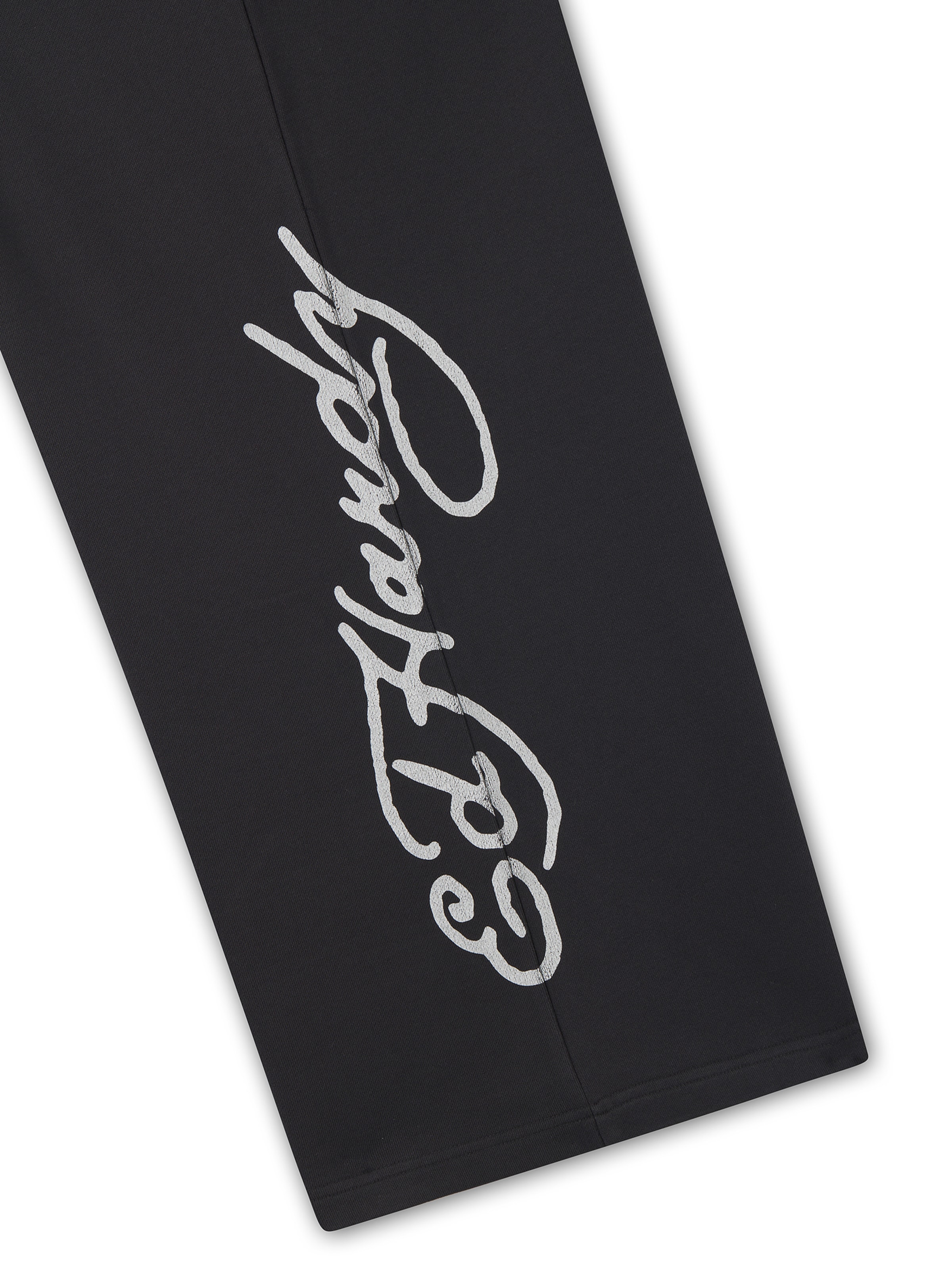 Ed Hardy Wide Leg Bukser i sort: side