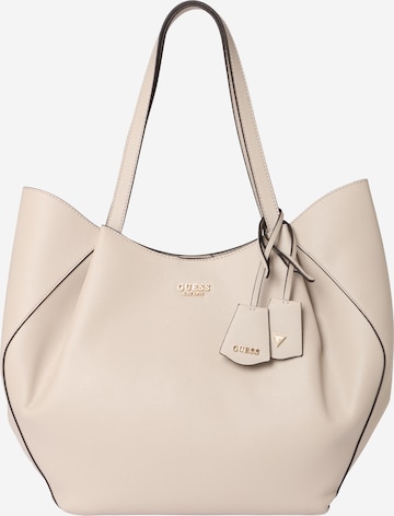 GUESS Nákupní taška 'Amorette 2 In 1 Tote' – béžová: přední strana