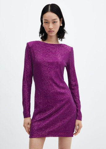 MANGO Kleid 'Xlenjuel' in Lila: Vorderseite