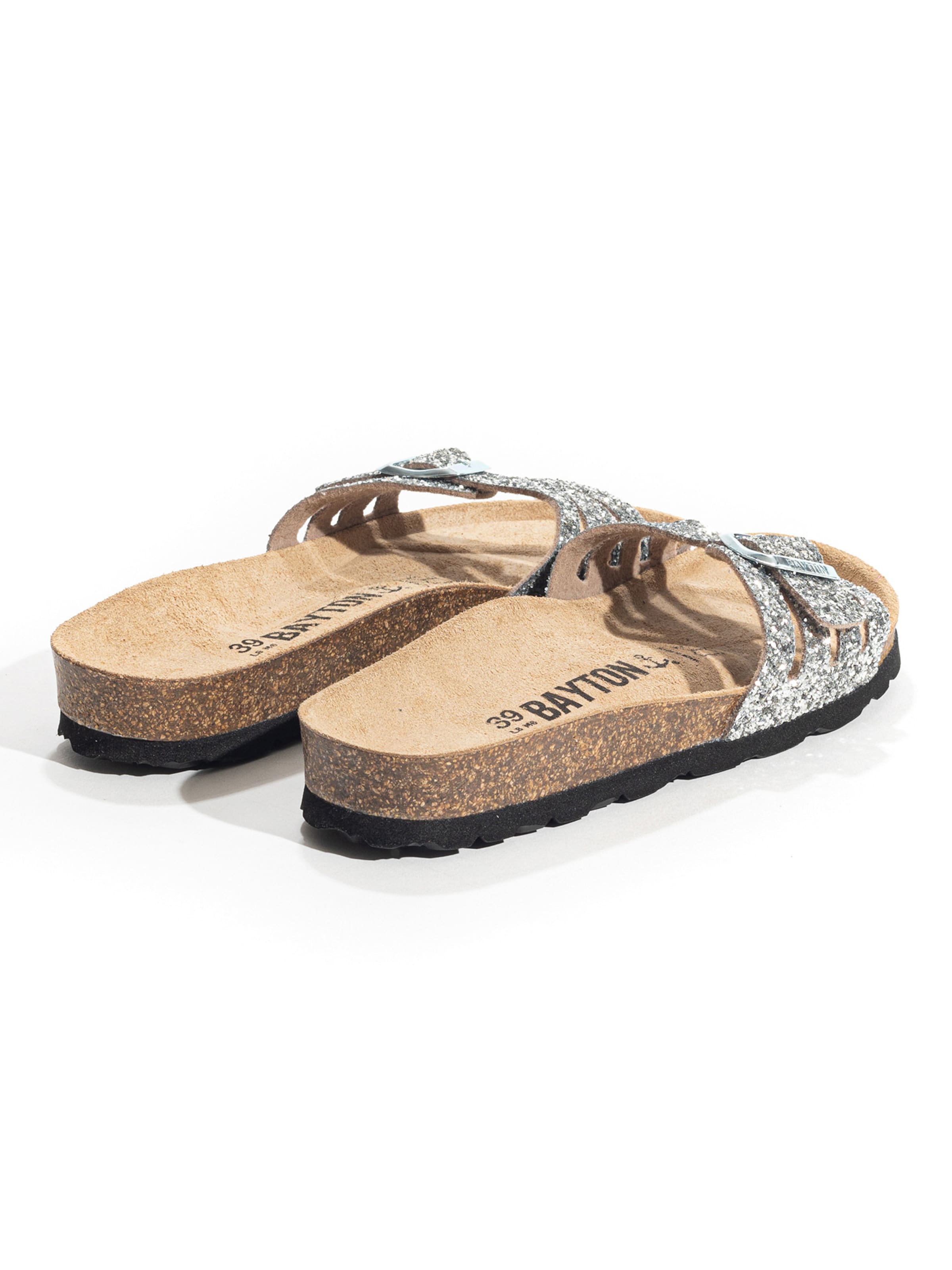 Bayton Pantofle 'ANITA' – stříbrná