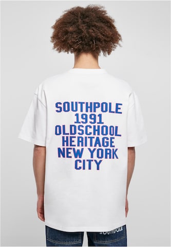 T-Shirt SOUTHPOLE en blanc