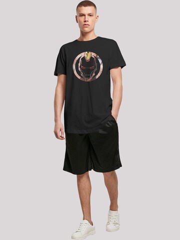 T-Shirt 'Marvel Iron Man Montage' F4NT4STIC en noir