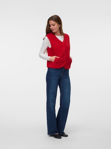 Gilet 'VMJosefine' di VERO MODA in rosso