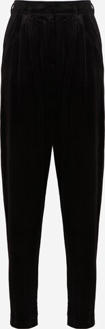 Vero Moda Tall Zúžený Kalhoty se sklady v pase 'CORRIE' – černá: přední strana