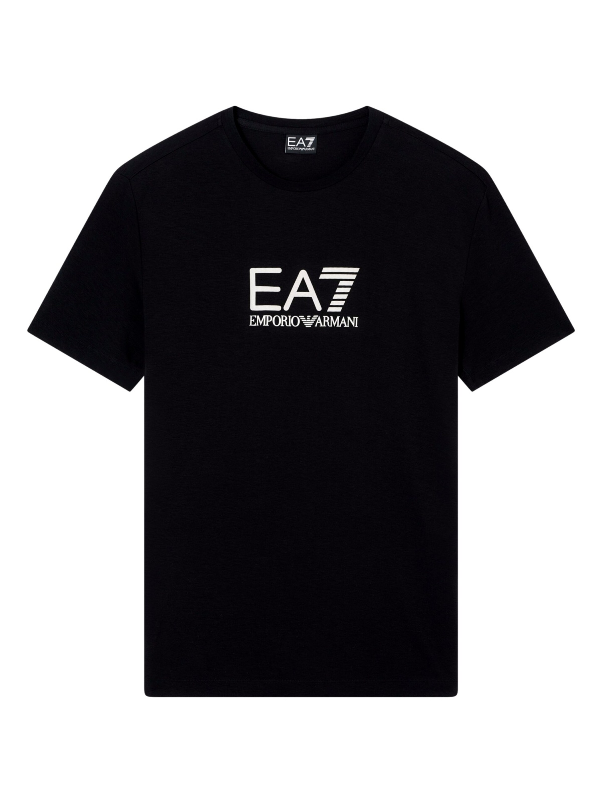 EA7 Emporio Armani Shirt in Zwart: voorkant