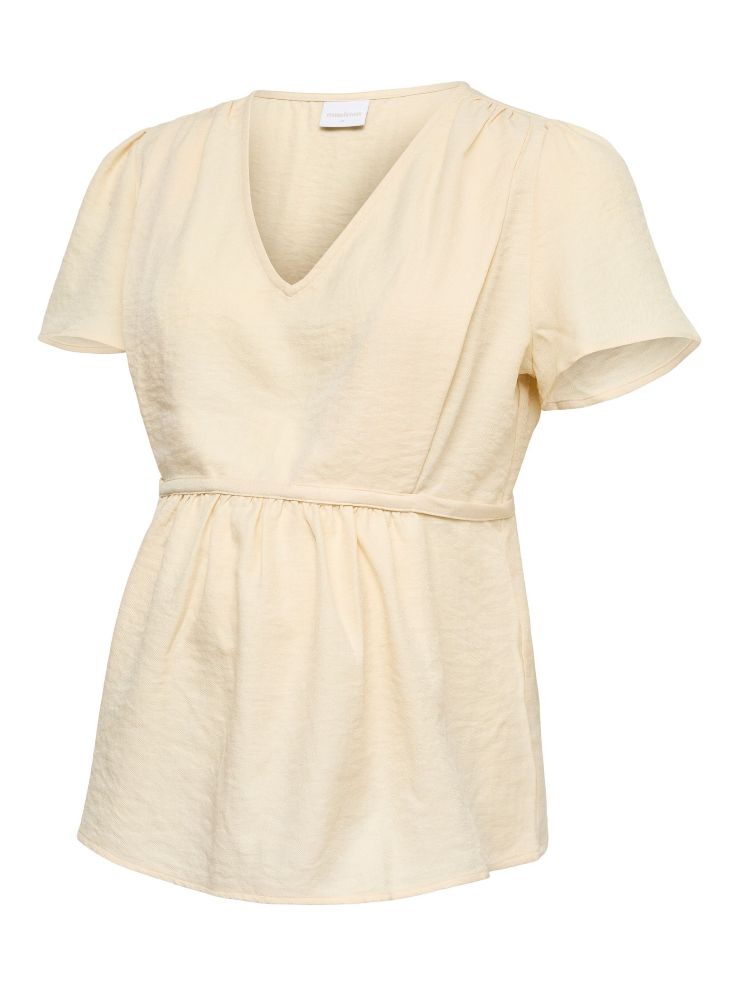 MAMALICIOUS T-Shirt in creme, Produktansicht