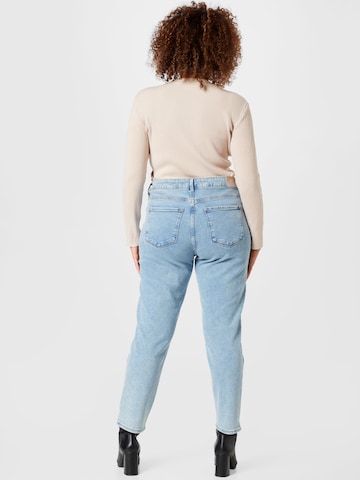 ONLY Carmakoma Slimfit Jeans 'Mily' in Blauw