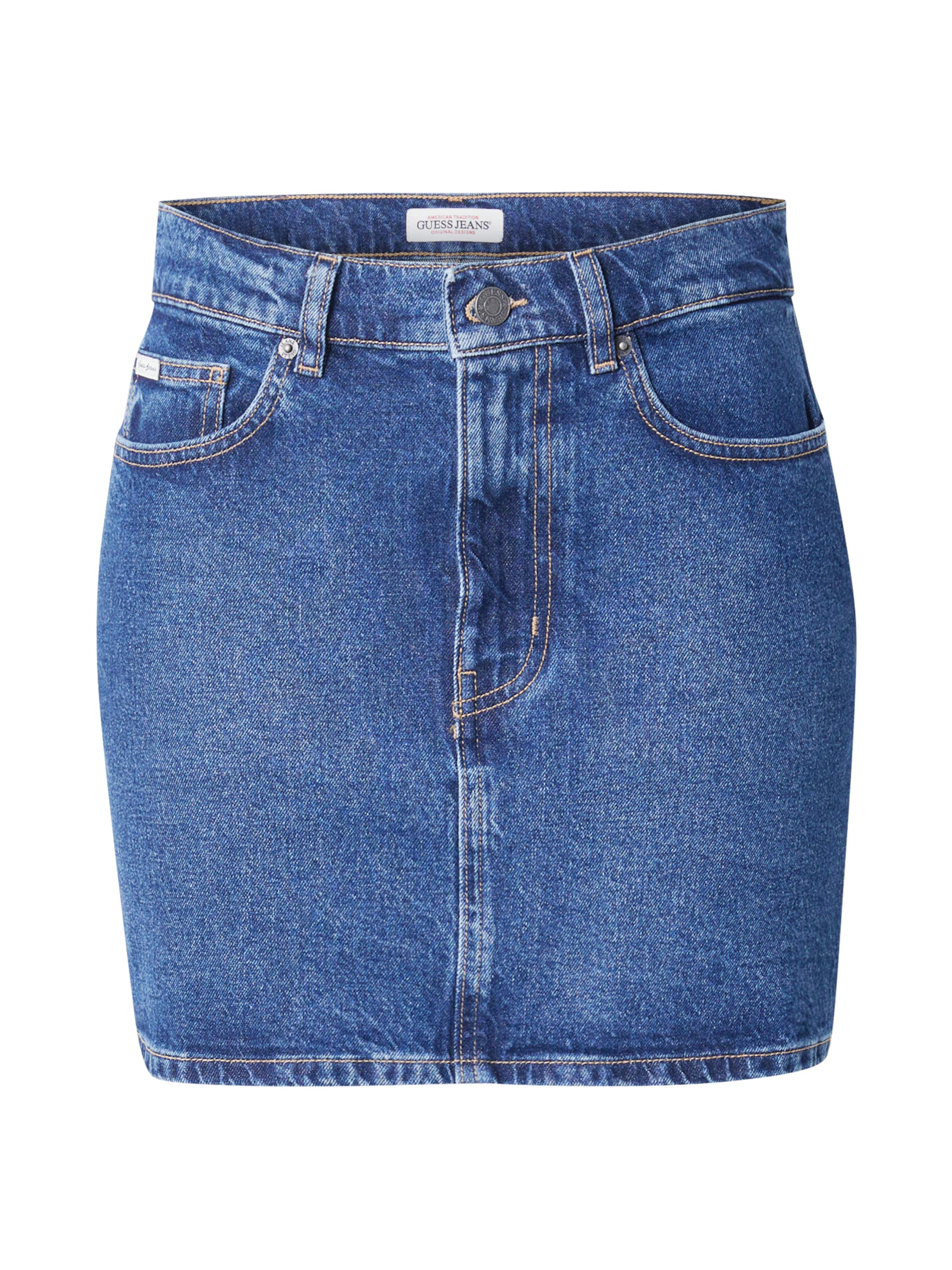 Jupe GUESS JEANS en bleu : devant