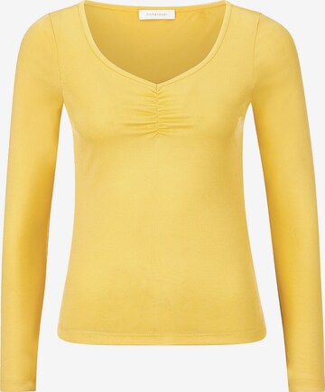 T-shirt Rich & Royal en jaune : devant