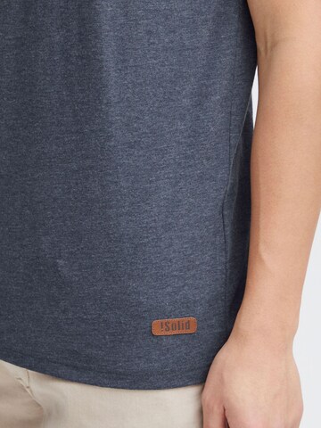 T-Shirt 'Volker' !Solid en bleu