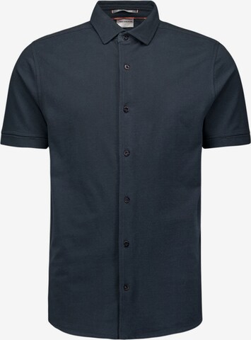 No Excess Regular fit Button Up Shirt in Blue: front