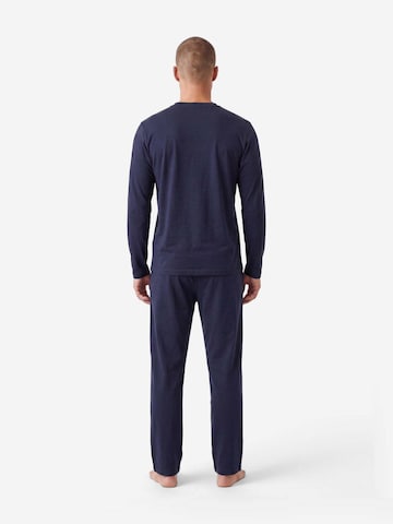 SNOCKS Pyjama lang in Blauw