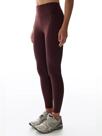 Skinny Leggings 'Gamaschen' Penti en rouge : devant
