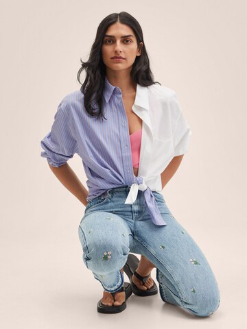 MANGO Regular Jeans 'Daisy' in Blau