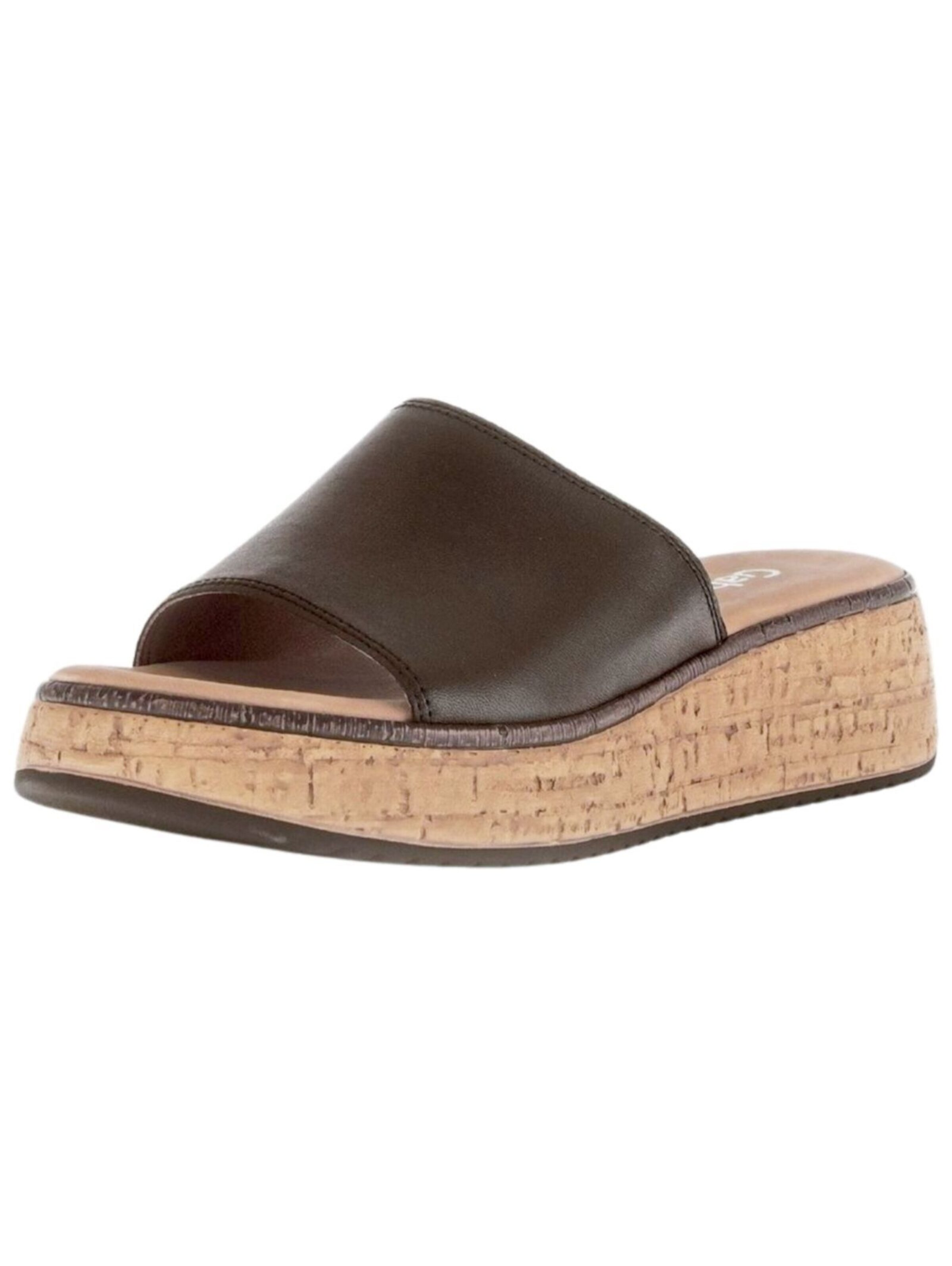 Mule GABOR en noir : devant