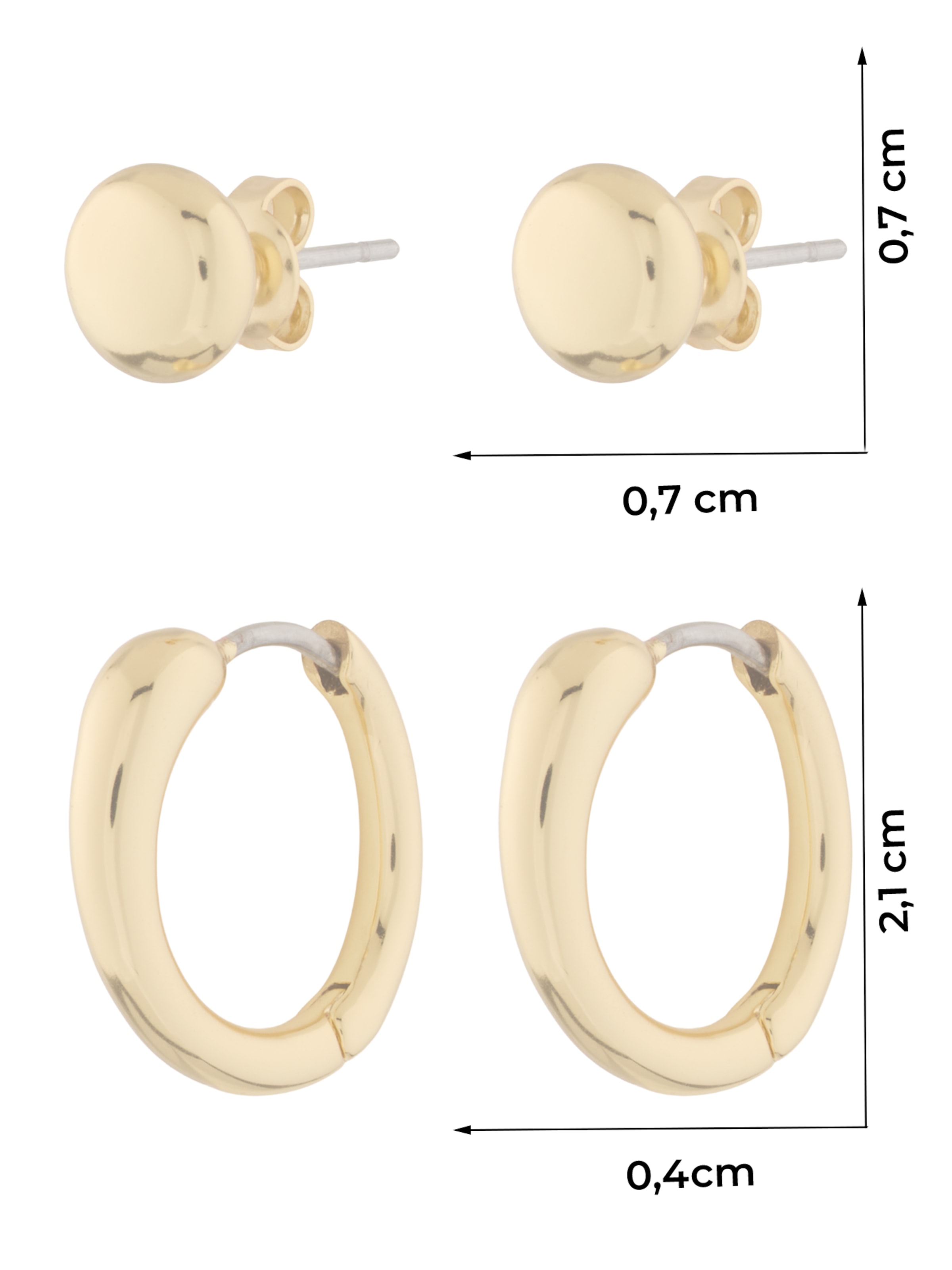 & Other Stories Náušnice – zlatá