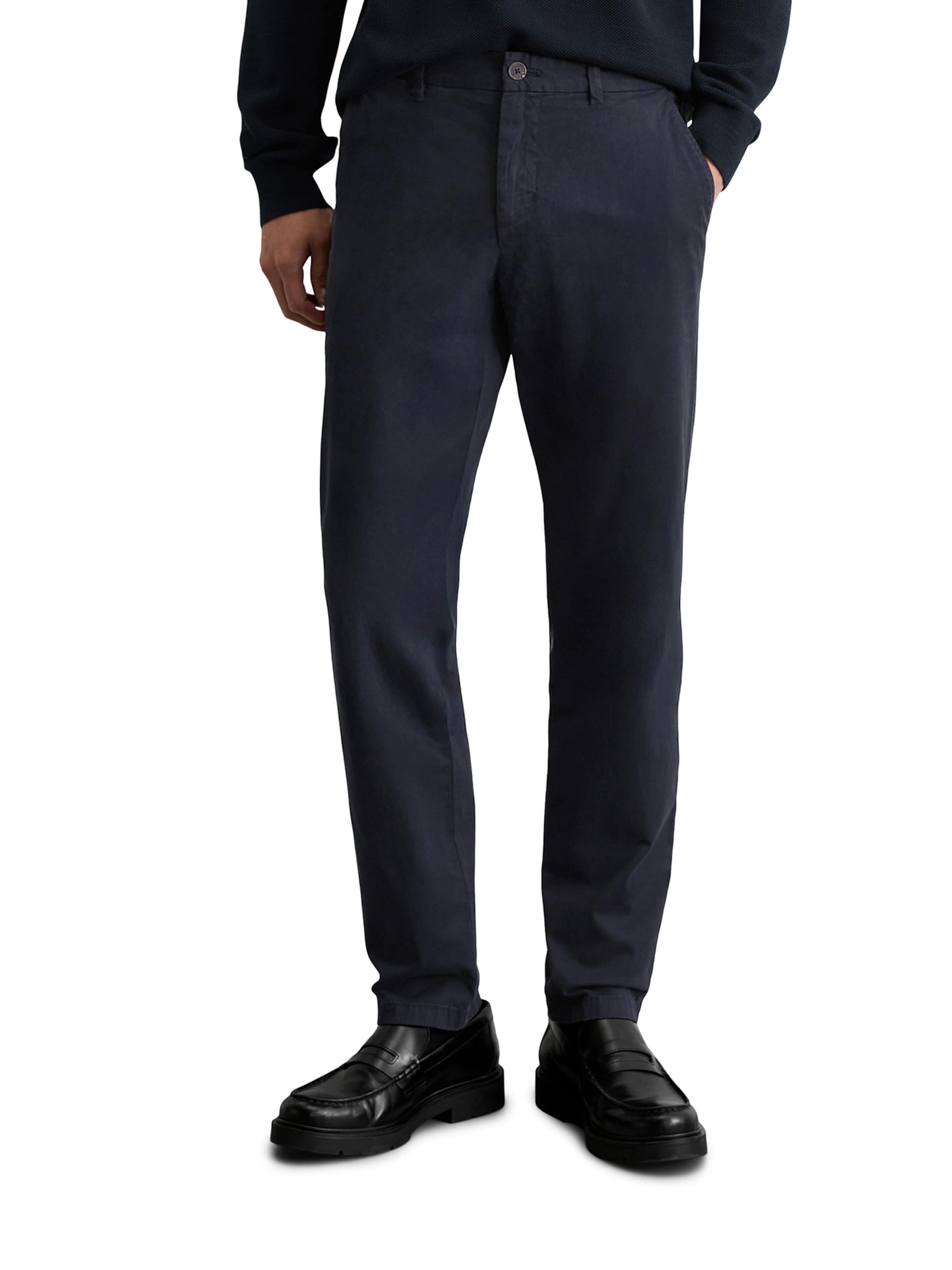 Effilé Pantalon chino 'Osby' Marc O'Polo en bleu : devant