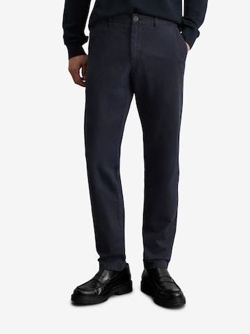 Marc O'Polo Tapered Chinohousut 'Osby' värissä sininen: etupuoli