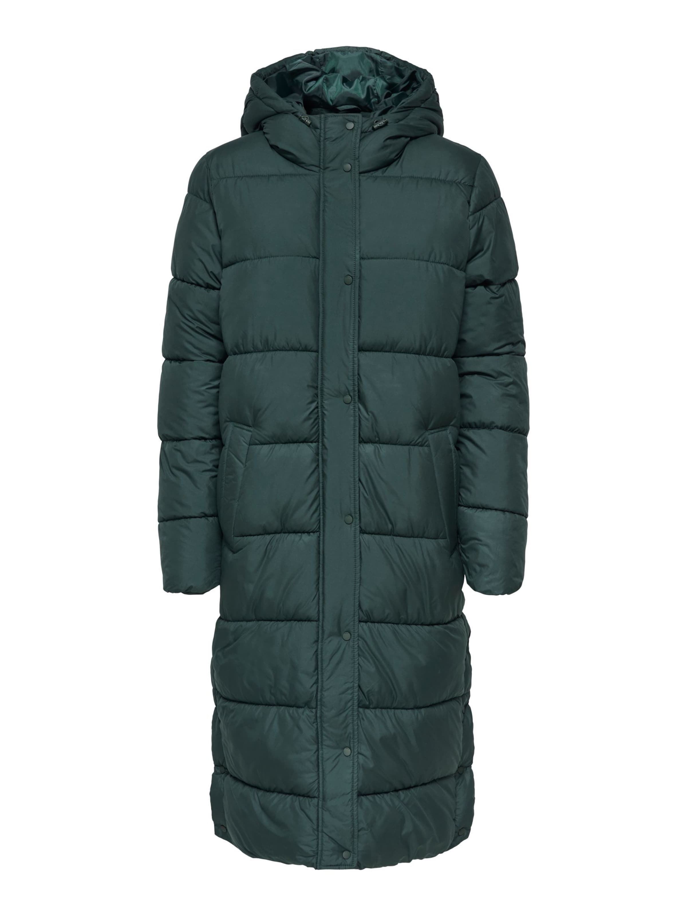 Only Tall Abrigo de invierno 'ONLCAMMIE' en verde oscuro, Vista del producto