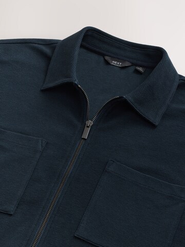 Next Regular fit Button Up Shirt in Blue