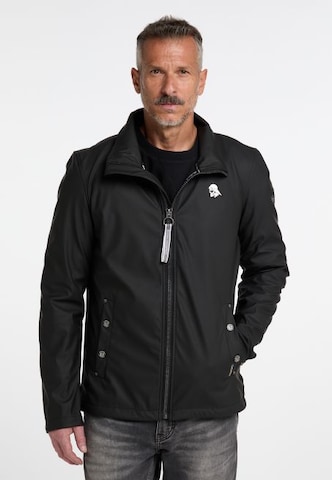 Schmuddelwedda Between-Season Jacket in Black: front