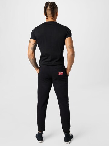 Superdry Zúžený Kalhoty – černá