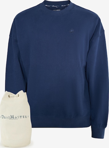 DreiMaster Vintage Sweatshirt in Blauw: voorkant