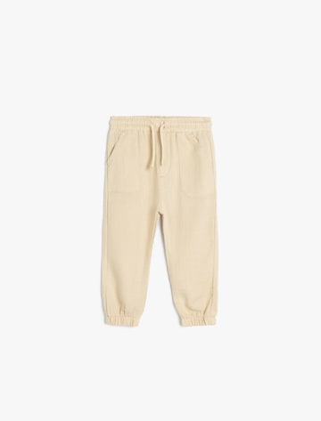 Koton Tapered Pants in Beige: front