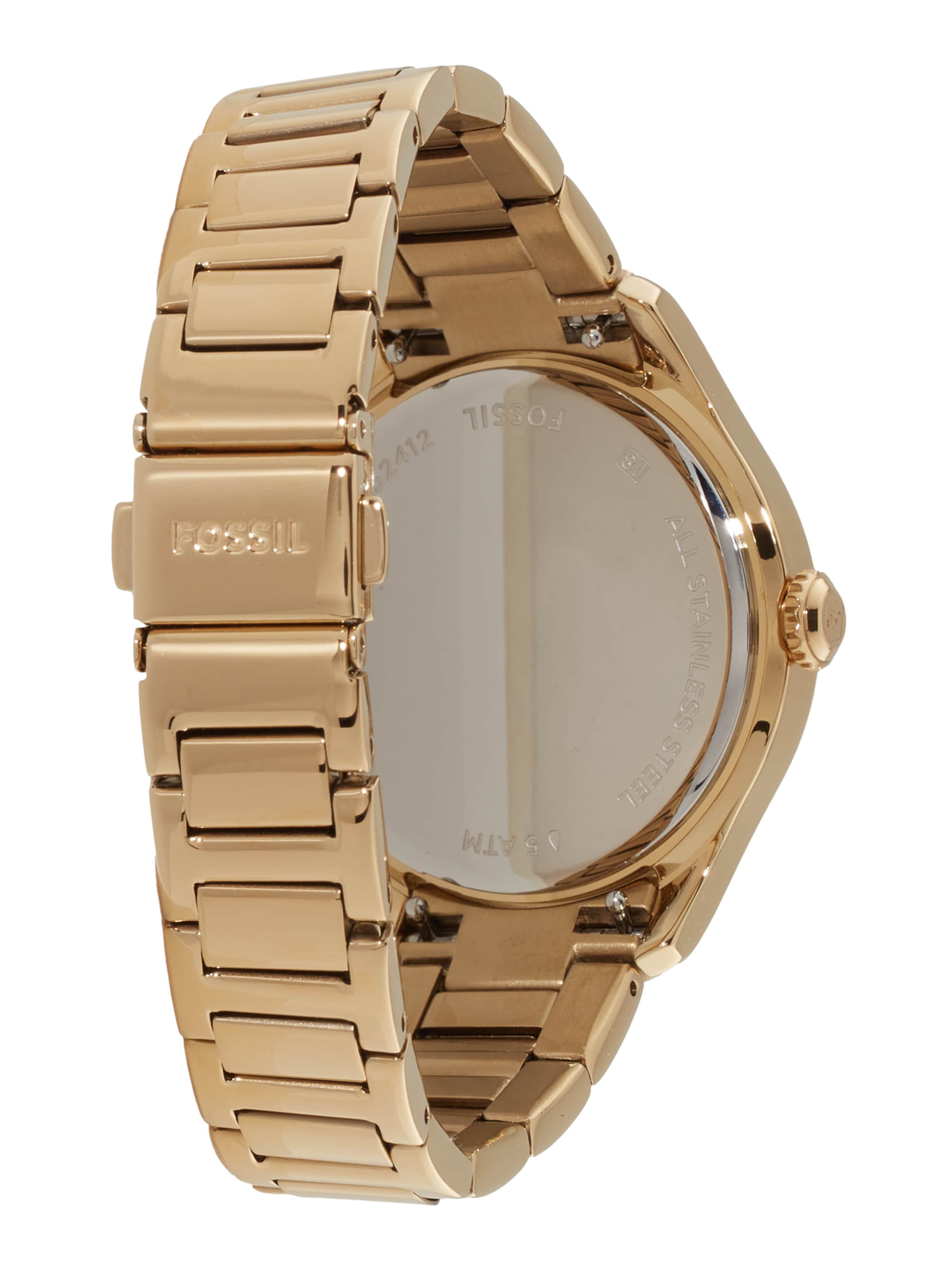 FOSSIL Аналоговые часы 'Gilmore' в Золотой