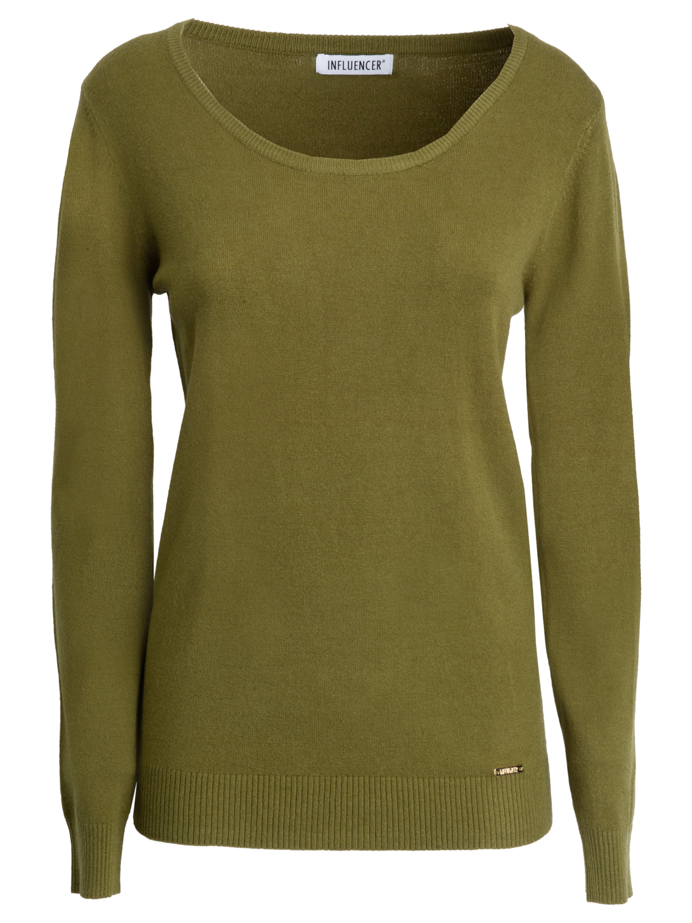 Influencer Sweater in Green: front