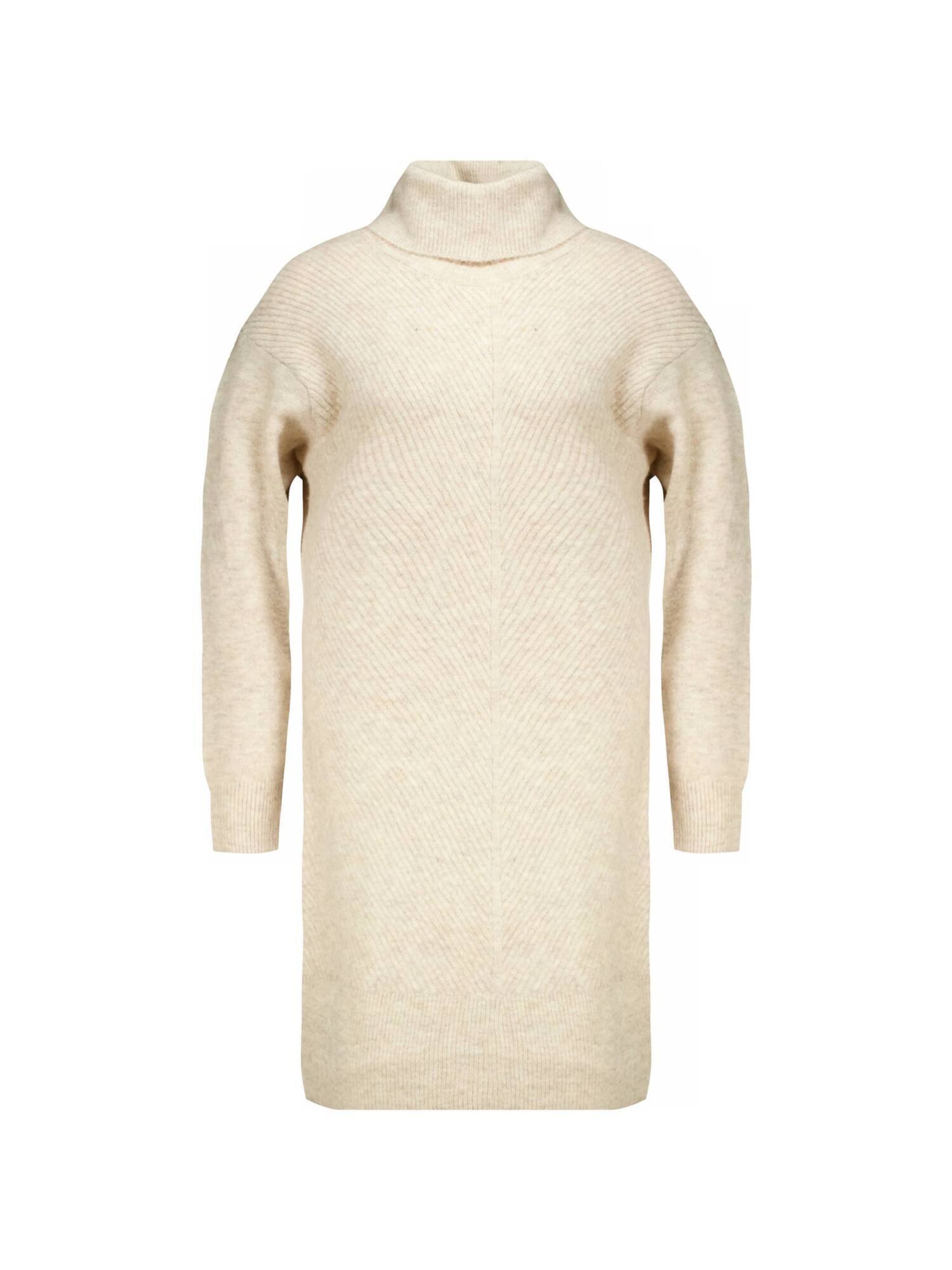 Robes en maille 'Cloelie' Deeluxe en beige : devant