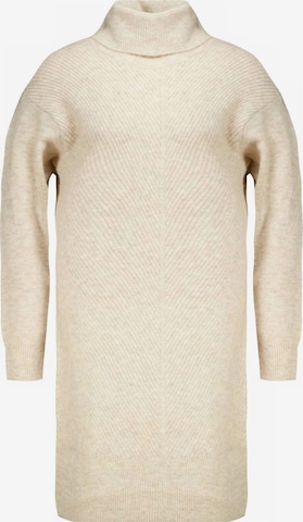 Robes en maille 'Cloelie' Deeluxe en beige : devant