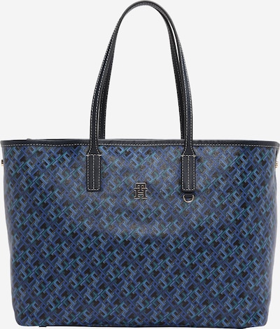 TOMMY HILFIGER Cabas en bleu pastel / bleu foncé / noir, Vue avec produit