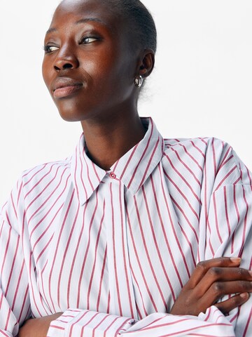Camicia da donna 'OBJZula' di OBJECT in lilla