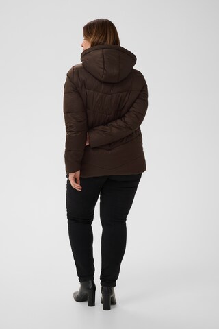 KAFFE CURVE Jacke 'KCSusanna' in Braun
