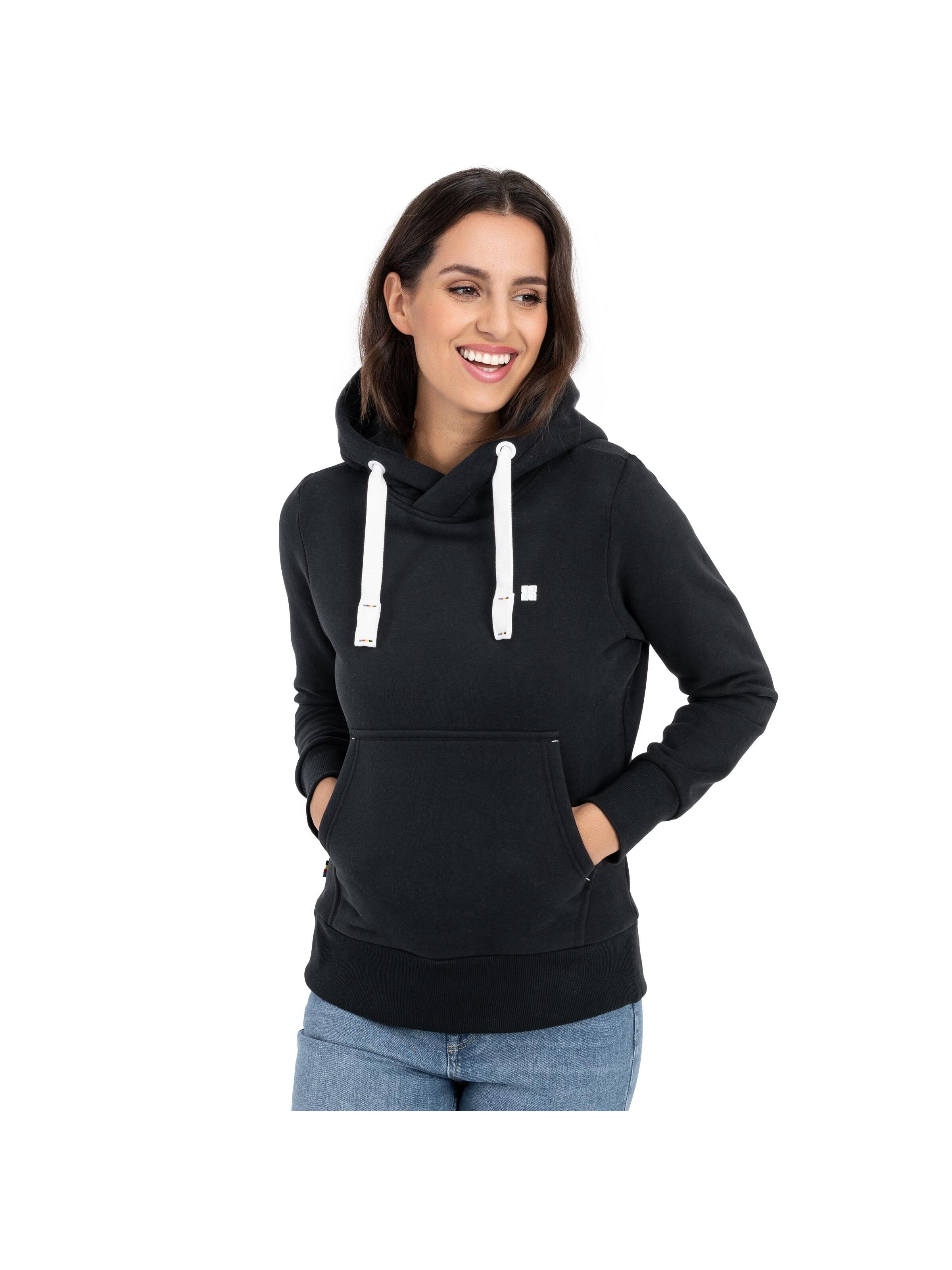 deproc Sweatshirt 'HildaCMYK II WMN' in Black
