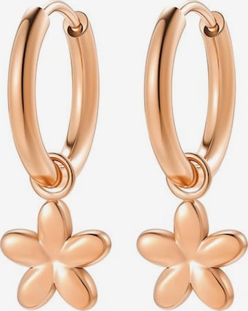 Boucles d'oreilles 'Daisy Bold' Hey Happiness en or : devant