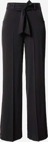 COMMA Wide leg Pantalon in Zwart: voorkant