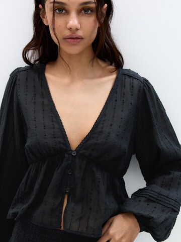 Pull&Bear Blouse in Zwart