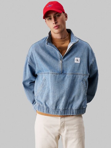 Veste mi-saison Calvin Klein Jeans en bleu : devant