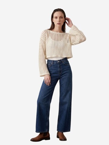 My fashion Top 'Strickoberteile' in Beige: front