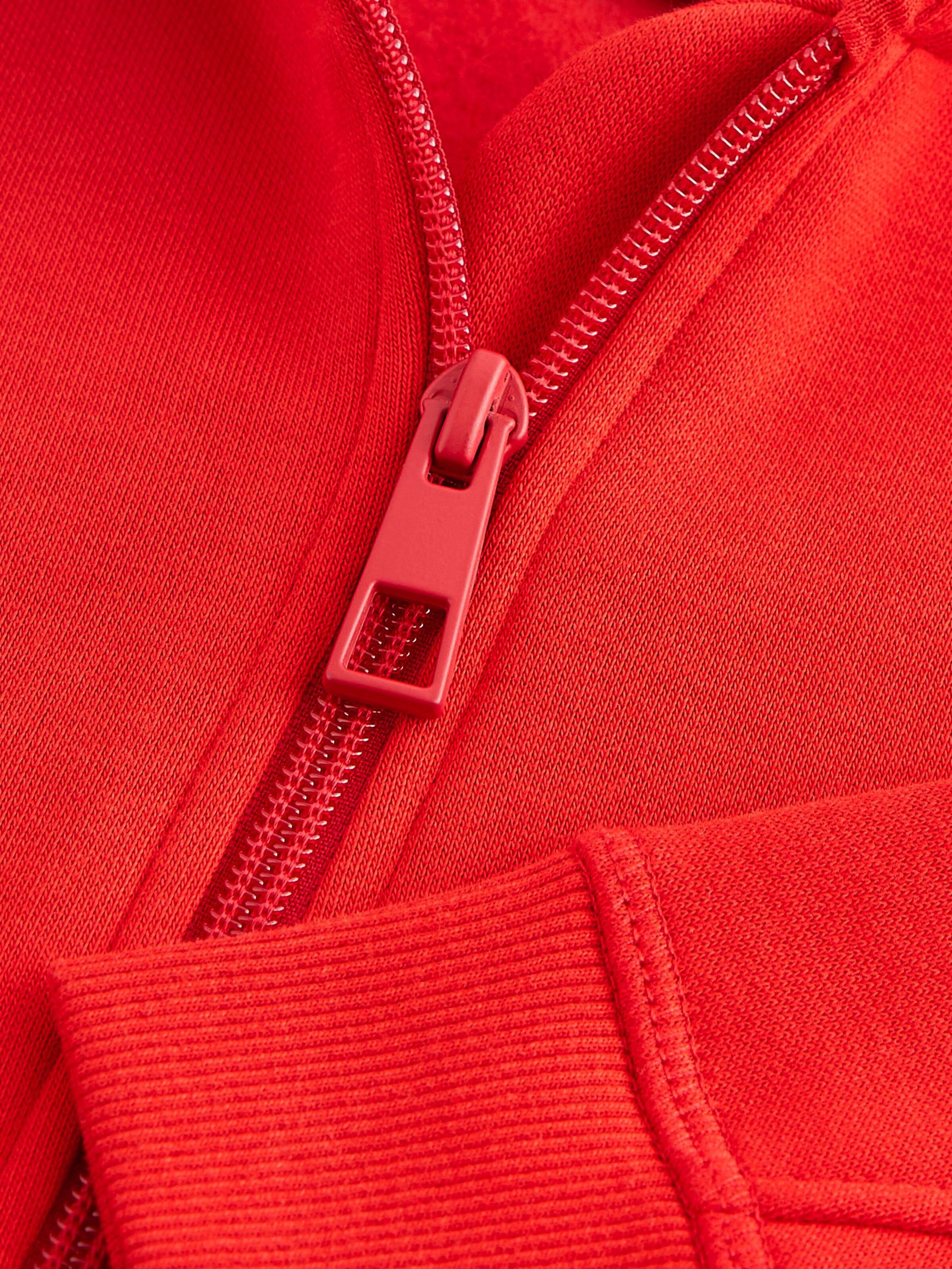 Next Zip-Up Hoodie in Red | ABOUT YOU